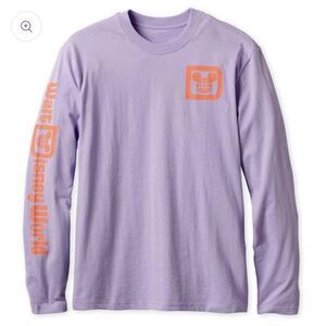 Walt Disney World Lavender & Orange Logo Long Sleeve Tee Adults XXL